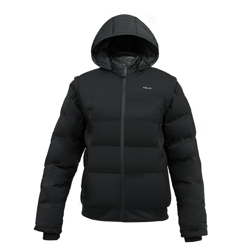 Custom Graphene Intelligent Heated Jacket Unisex USB Battery with Removable Sleeves and Hood